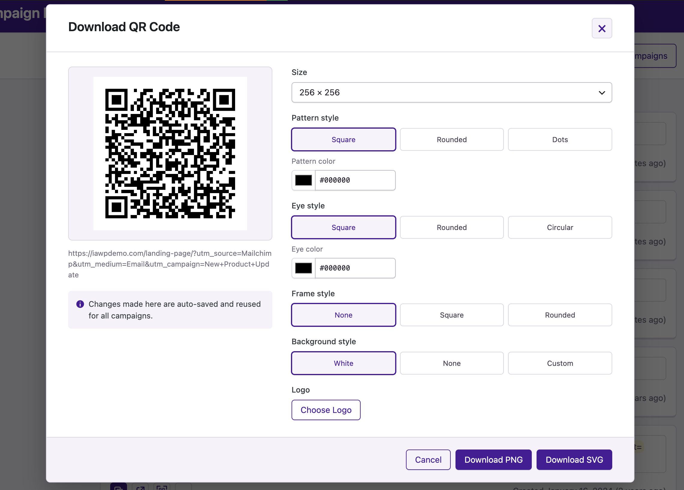 QR code generator